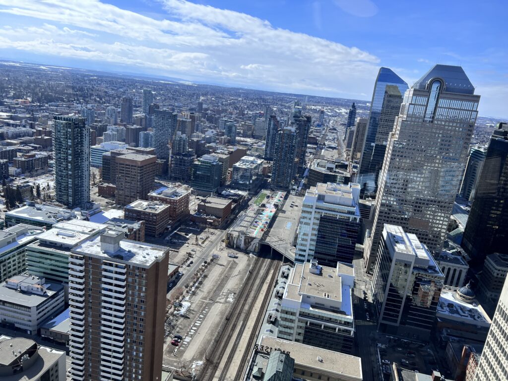 Calgary sky view